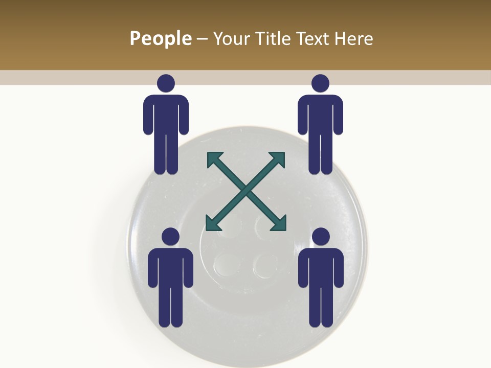 Cloth Color Hole PowerPoint Template