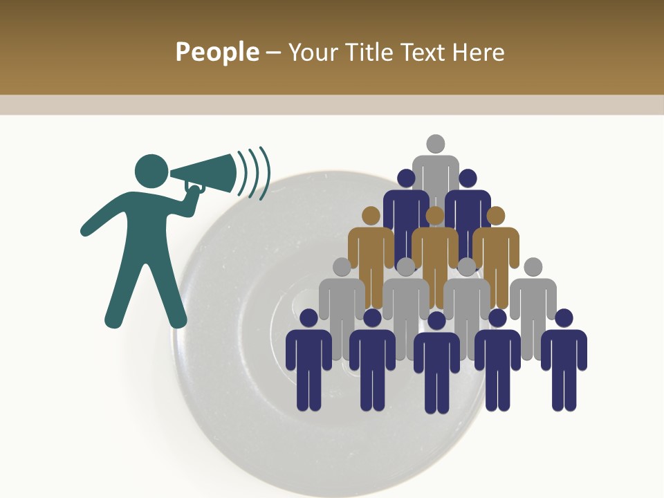 Cloth Color Hole PowerPoint Template