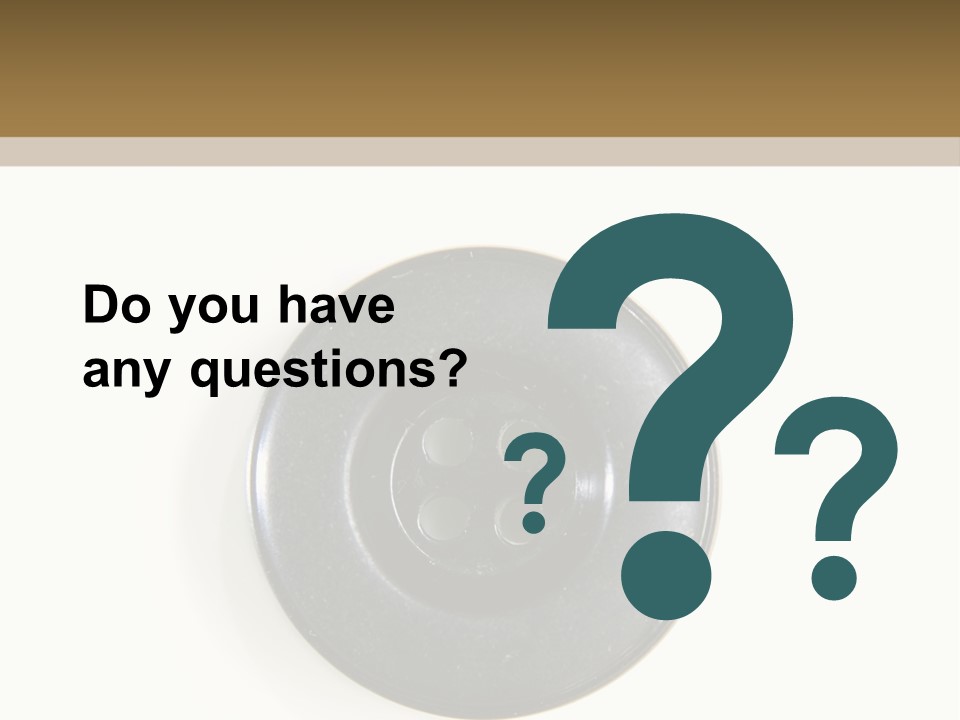 Cloth Color Hole PowerPoint Template