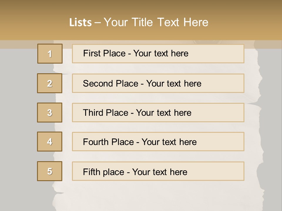 Papyrus Old Paper Oldfashioned PowerPoint Template