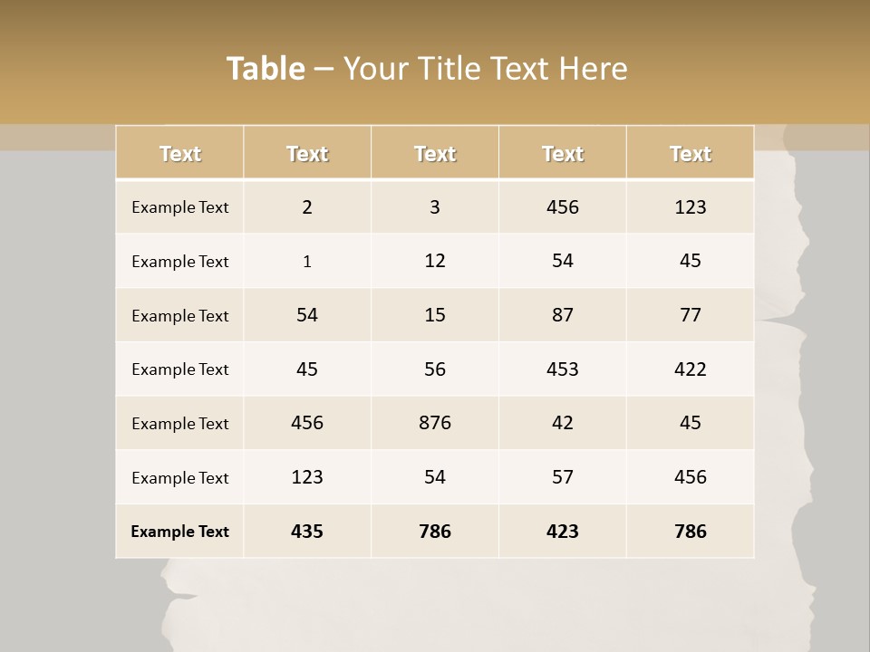 Papyrus Old Paper Oldfashioned PowerPoint Template