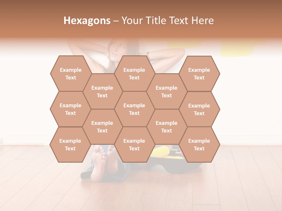 Yellow Young Housework PowerPoint Template
