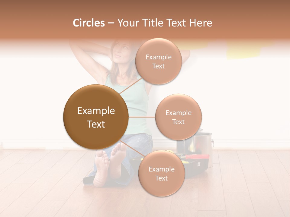 Yellow Young Housework PowerPoint Template