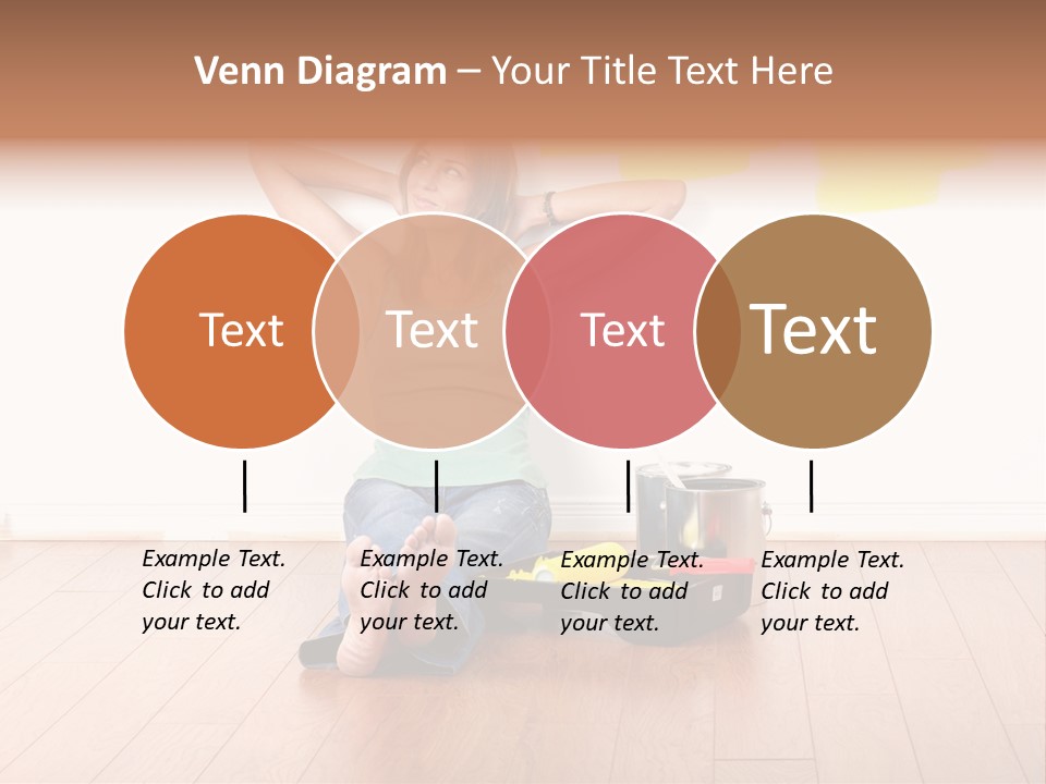Yellow Young Housework PowerPoint Template