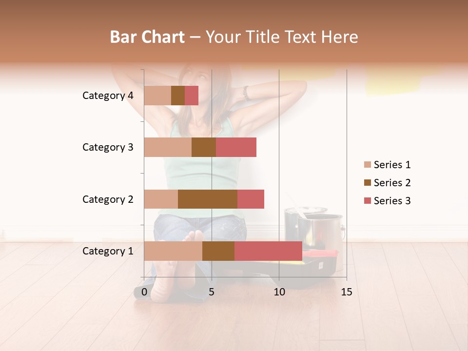 Yellow Young Housework PowerPoint Template