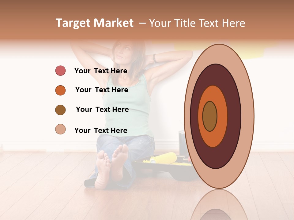 Yellow Young Housework PowerPoint Template