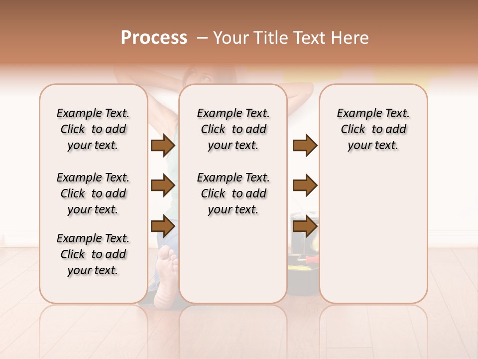 Yellow Young Housework PowerPoint Template
