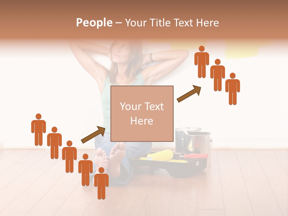 Yellow Young Housework PowerPoint Template