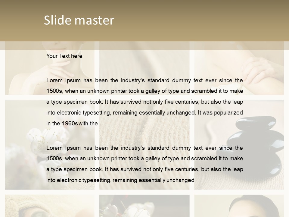 Happy Relax Brown PowerPoint Template