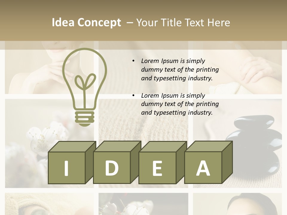 Happy Relax Brown PowerPoint Template