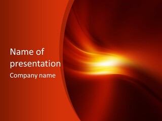 Inferno Energy Bright PowerPoint Template