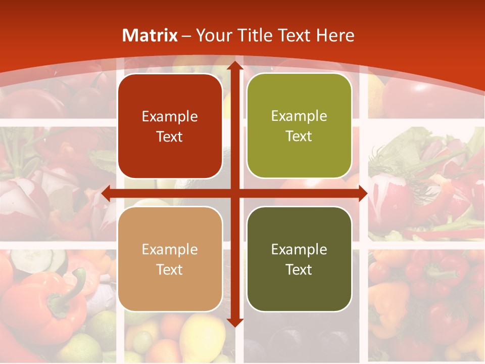 Framework Tomato Green PowerPoint Template