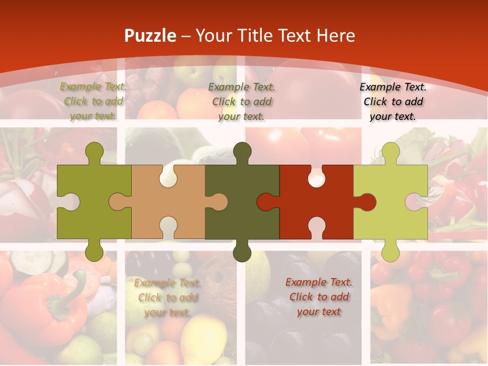 Framework Tomato Green PowerPoint Template