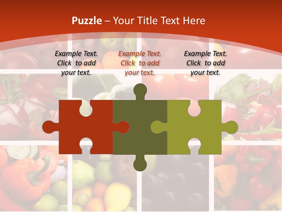 Framework Tomato Green PowerPoint Template
