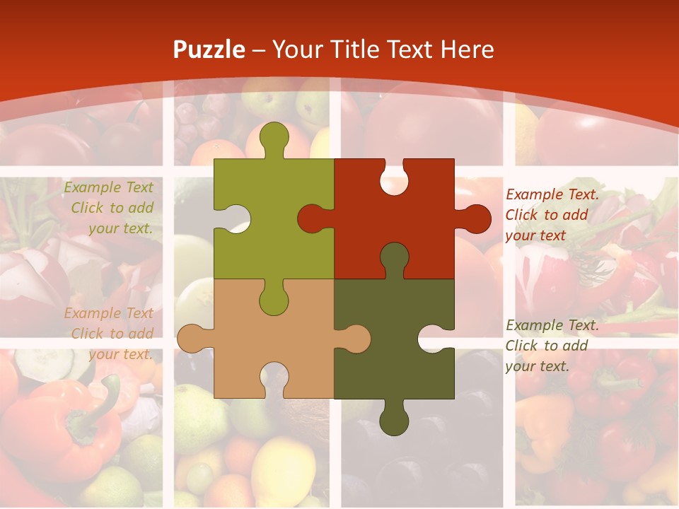 Framework Tomato Green PowerPoint Template