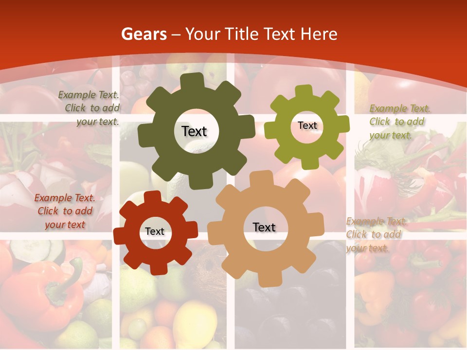 Framework Tomato Green PowerPoint Template