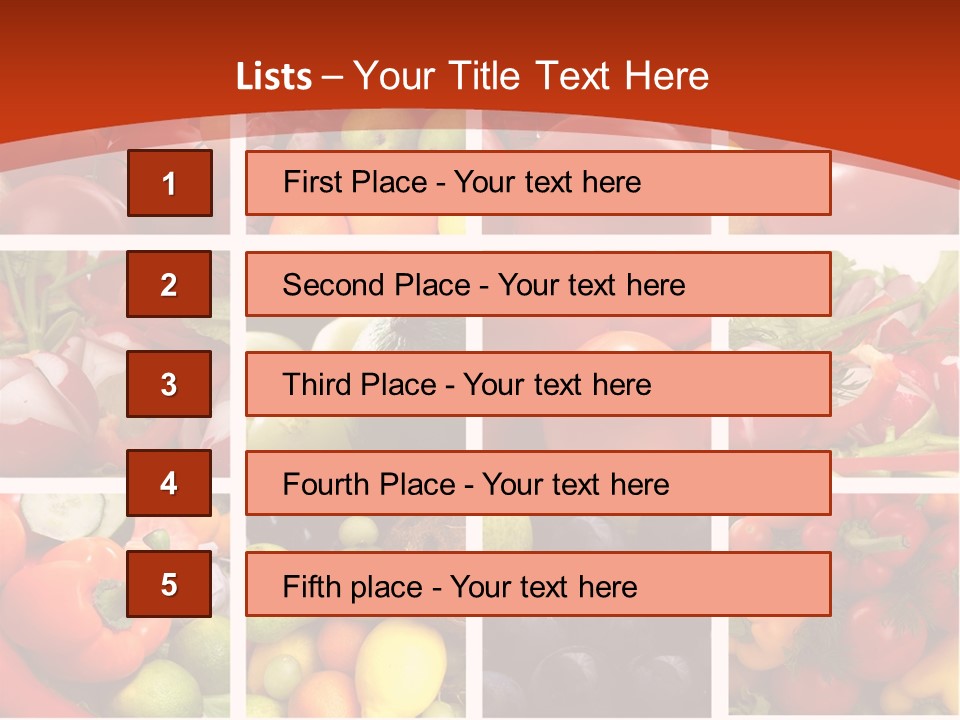 Framework Tomato Green PowerPoint Template