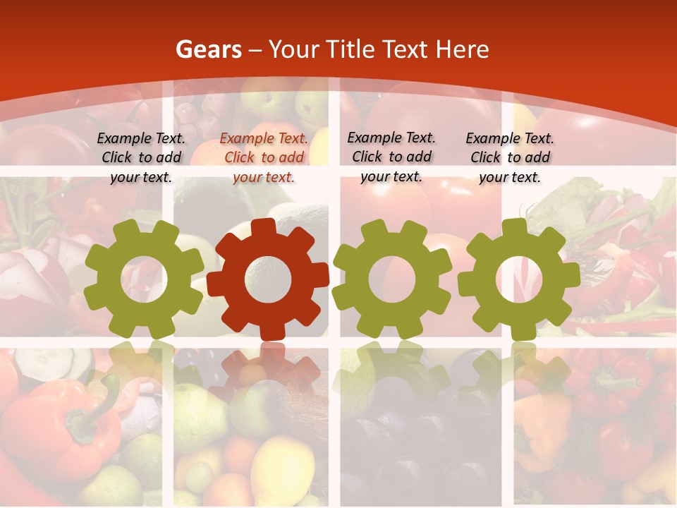 Framework Tomato Green PowerPoint Template