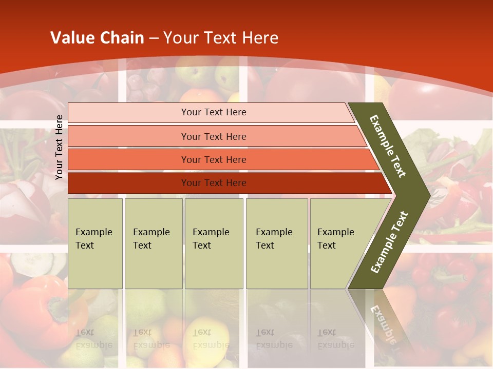 Framework Tomato Green PowerPoint Template