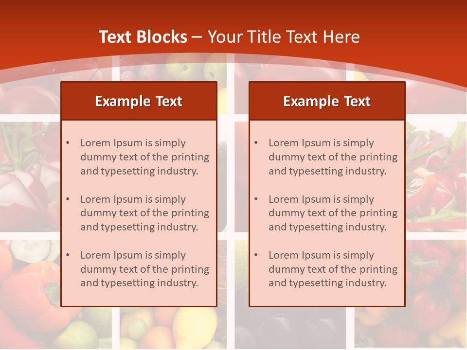 Framework Tomato Green PowerPoint Template