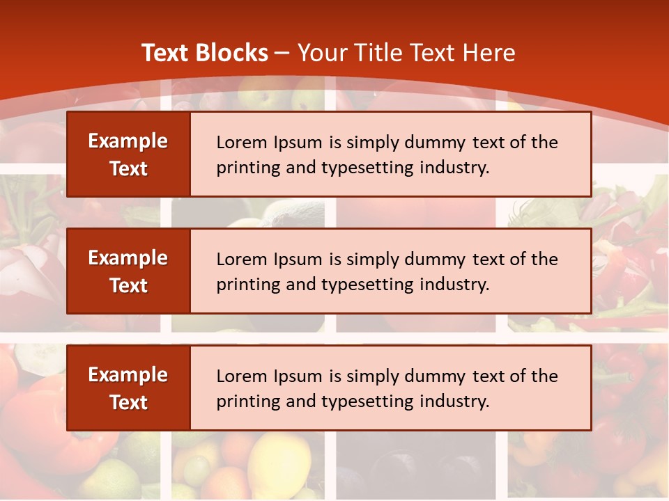 Framework Tomato Green PowerPoint Template