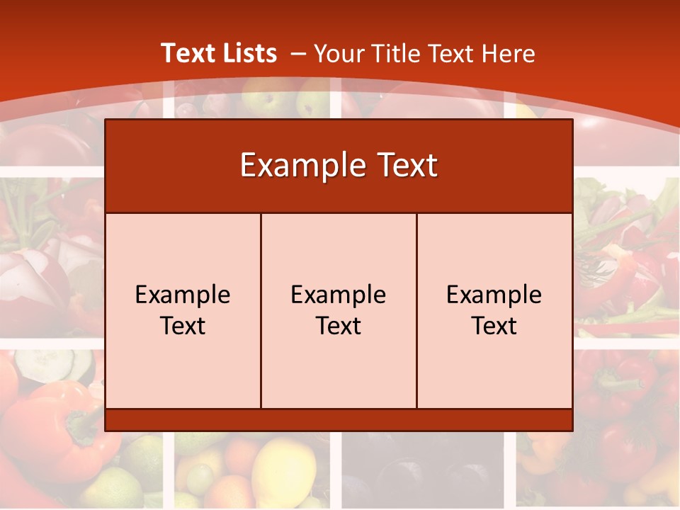 Framework Tomato Green PowerPoint Template