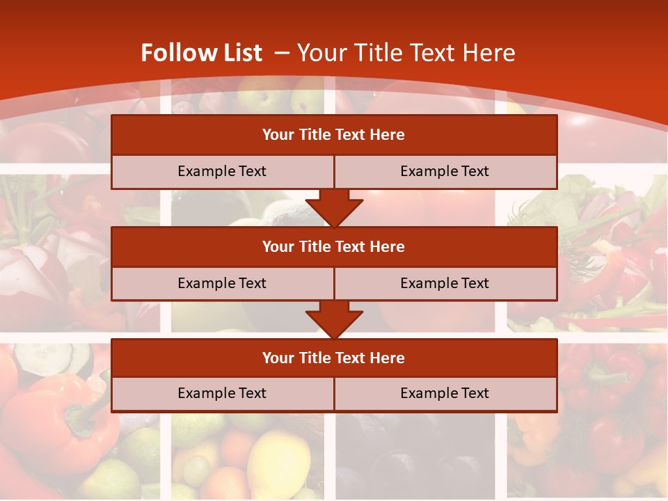 Framework Tomato Green PowerPoint Template