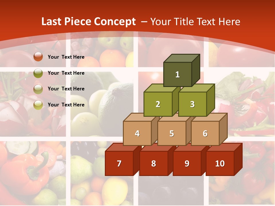 Framework Tomato Green PowerPoint Template