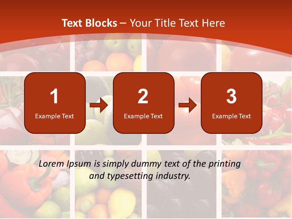 Framework Tomato Green PowerPoint Template