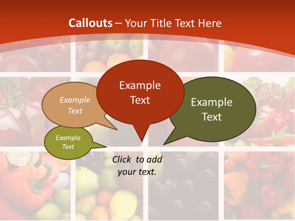 Framework Tomato Green PowerPoint Template