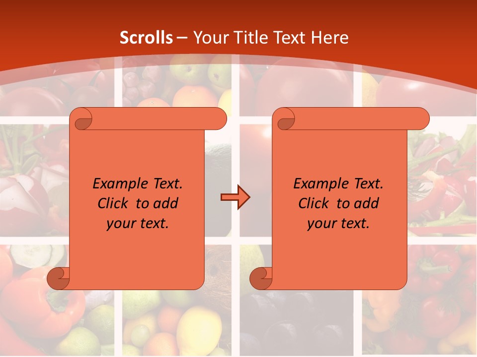 Framework Tomato Green PowerPoint Template