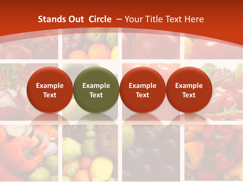 Framework Tomato Green PowerPoint Template