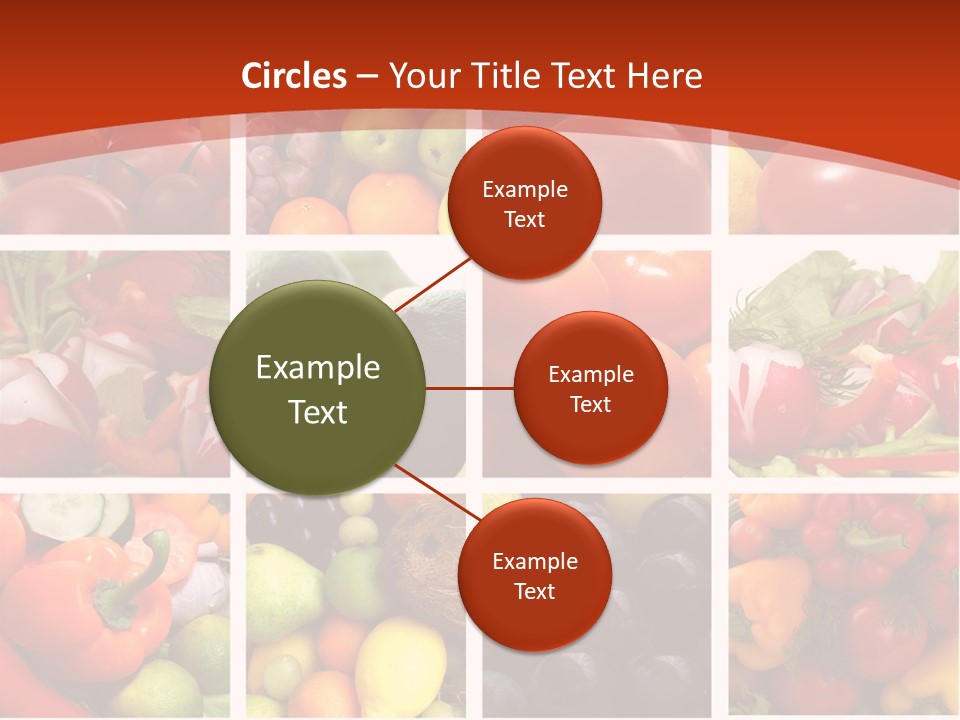 Framework Tomato Green PowerPoint Template