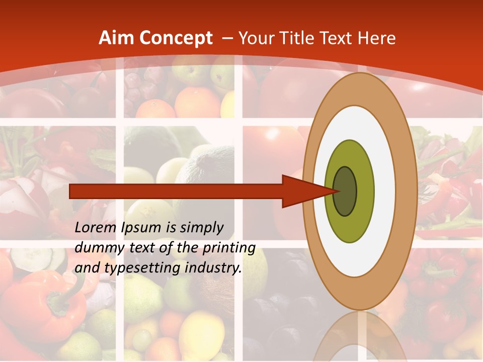 Framework Tomato Green PowerPoint Template