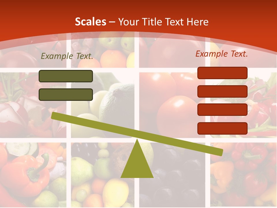Framework Tomato Green PowerPoint Template