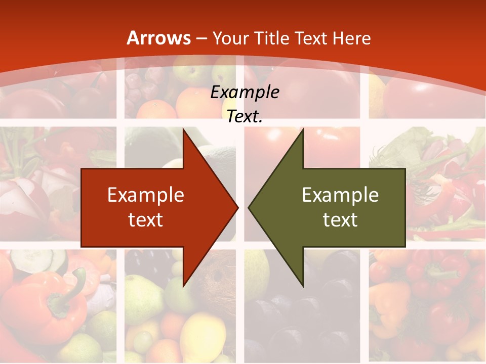 Framework Tomato Green PowerPoint Template