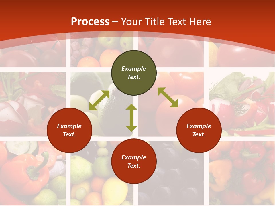 Framework Tomato Green PowerPoint Template