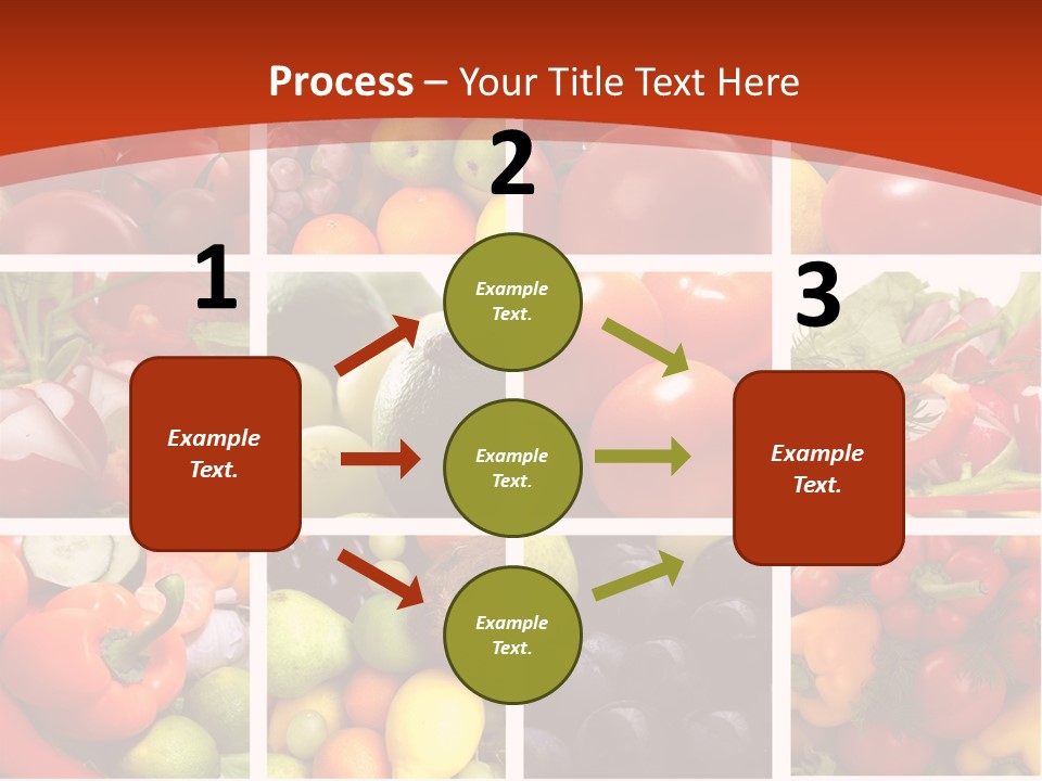 Framework Tomato Green PowerPoint Template