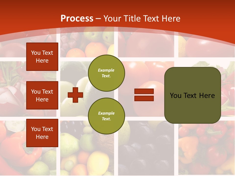 Framework Tomato Green PowerPoint Template