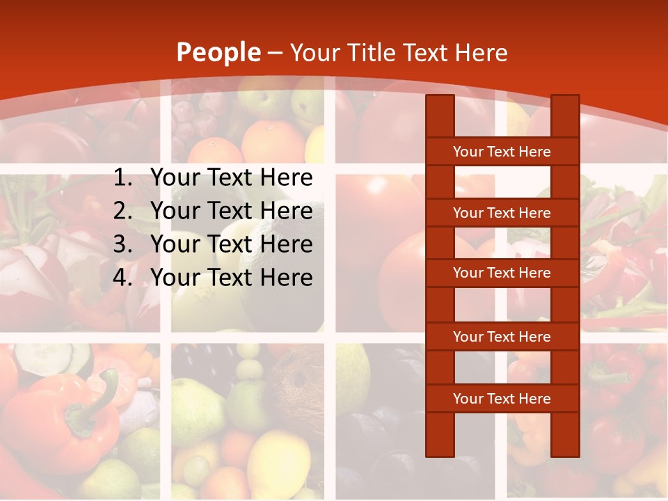 Framework Tomato Green PowerPoint Template