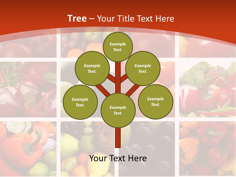 Framework Tomato Green PowerPoint Template