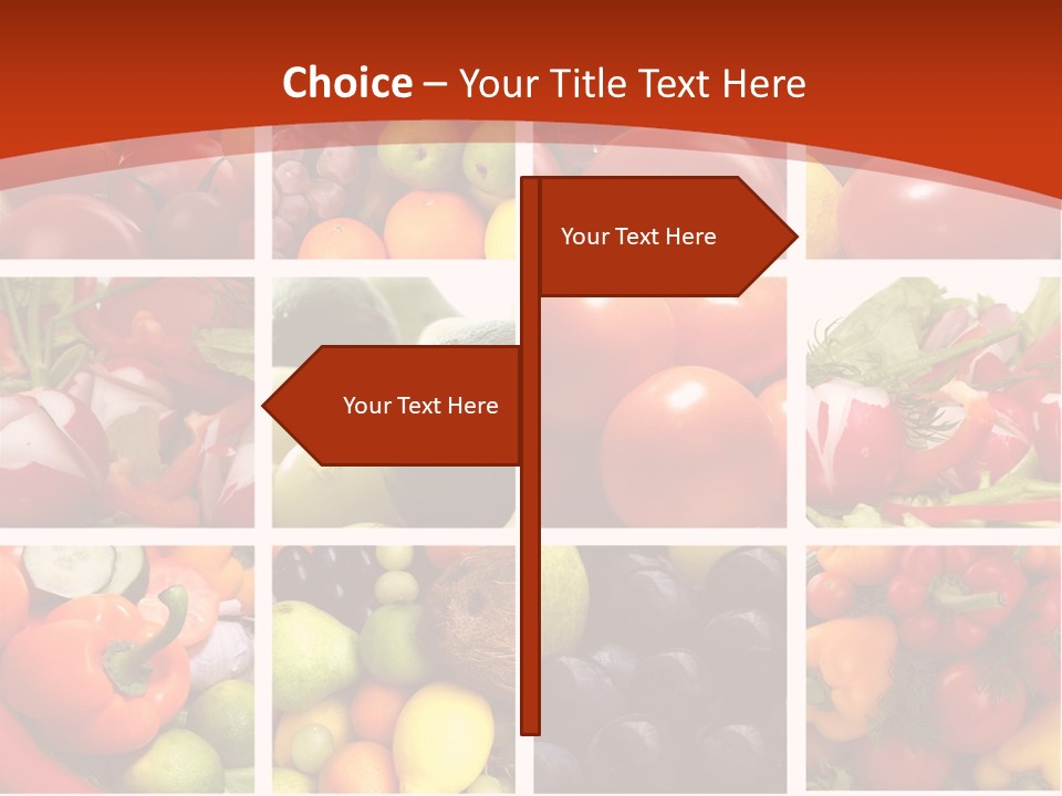 Framework Tomato Green PowerPoint Template