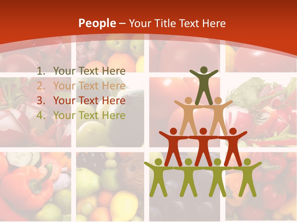 Framework Tomato Green PowerPoint Template