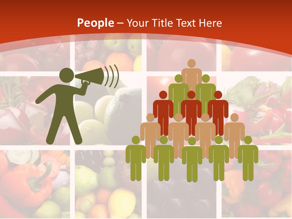 Framework Tomato Green PowerPoint Template