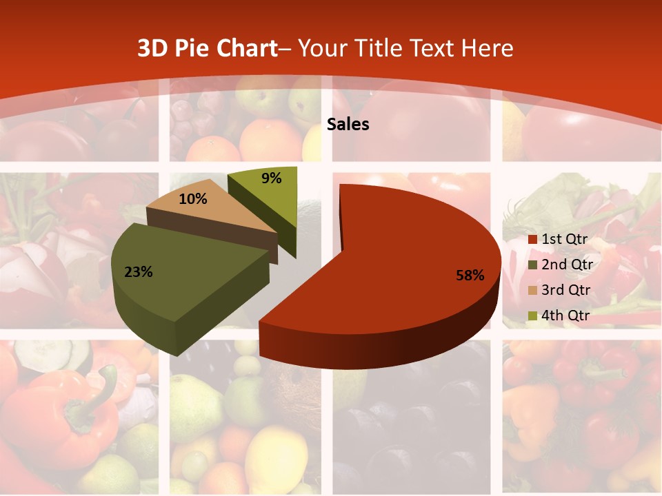 Framework Tomato Green PowerPoint Template