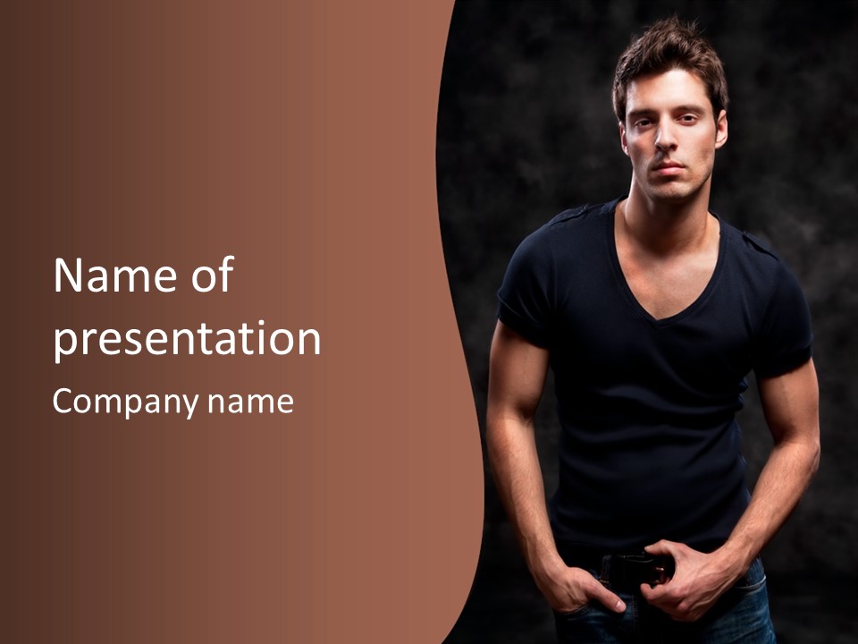 People Caucasian Nice PowerPoint Template