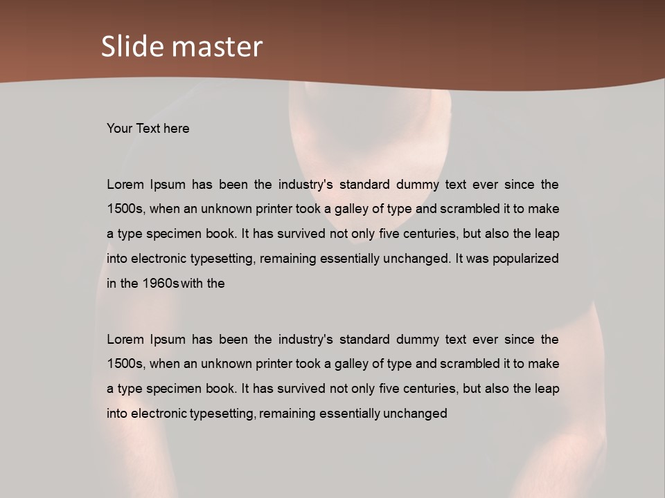 People Caucasian Nice PowerPoint Template