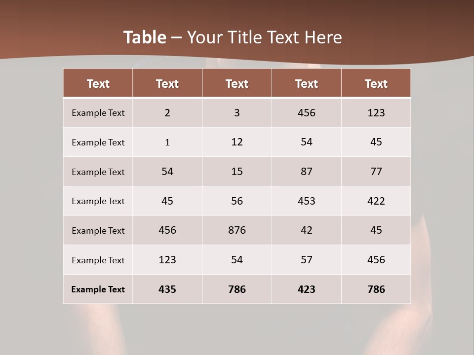 People Caucasian Nice PowerPoint Template