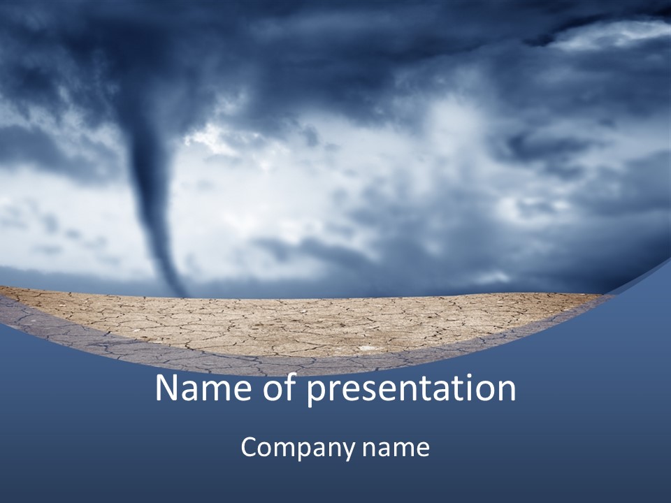 Split Disaster Natural PowerPoint Template