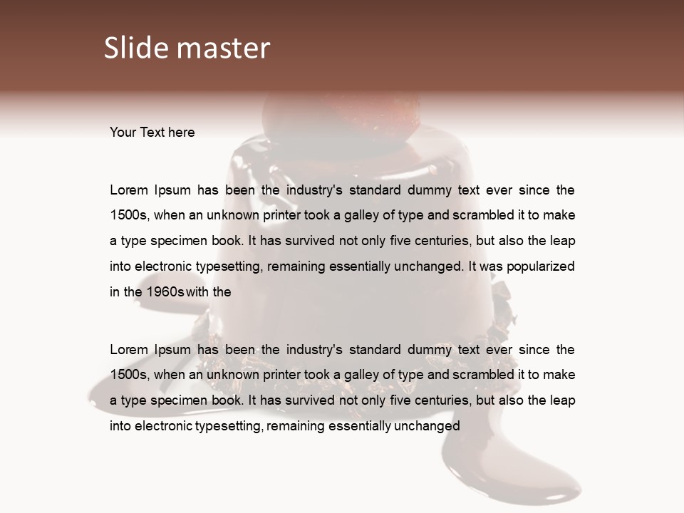 Fresh Plate Sugar PowerPoint Template